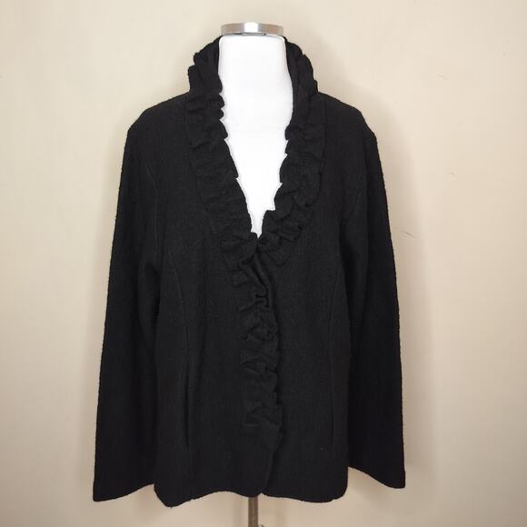 Nomadic Traders Boiled Wool Cardigan Sweater - Picture 1 of 9